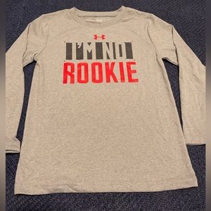 Grey Under Armour Long Sleeve T-Shirt